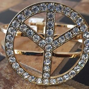 Peace sign theme bracelet